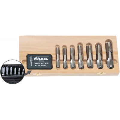 Sada závitníků G1/8"-1" VÖLKEL