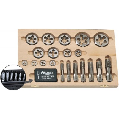 Sada řezání závitů G1/8"-1" VÖLKEL
