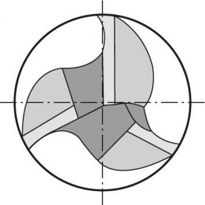 Stopková fréza dlouhá DIN6527 tvrdokov TiALN Z3 45° 4mm FORMAT - obrázek