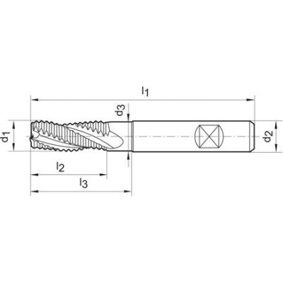 Hrubovací fréza RF D6527LVA TK 10,00 mm TiALN Gühring - pre215859.jpg