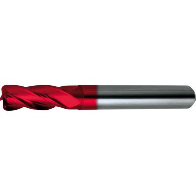 Stopková fréza s rohovým rádiusem dlouhá DIN6527 tvrdokov FIRE stopka HA Z4 10/1mm GÜHRING