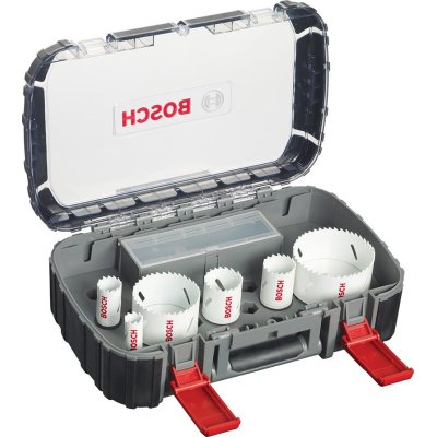 Sada vykružovacích pil 9 ks 19, 25, 38, 44, 68, 83 mm Bosch