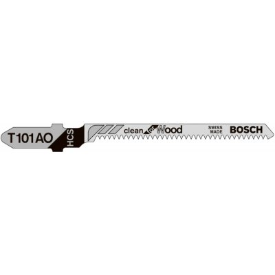 List pro pilu děrovku T 101 AO Bosch, balení 5 ks Clean for Wood
