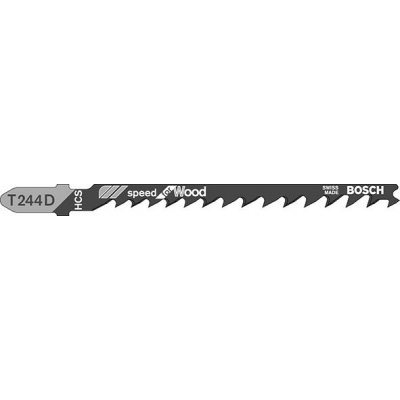 List pro pilu děrovku T 244 D Bosch, balení 5 ks Speed for Wood