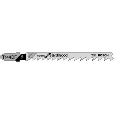 List pro pilu děrovku T 144 DF Bosch, balení 5 ks Speed for Hard Wood