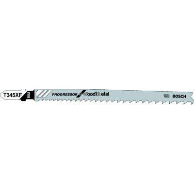 List pro pilu děrovku T 345 XF Bosch, balení 5 ks Progressor for Wood and Metal