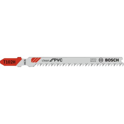 List pro pilu děrovku T 102 H Bosch, balení 5 ks Clean for PVC