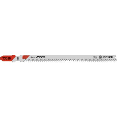 List pro pilu děrovku T 302 H Bosch, balení 5 ks Clean for PVC
