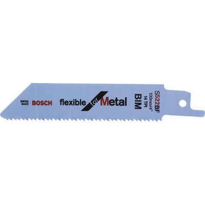 Pilový list pro šavlovou pilu S 522 BF Bosch, balení 5 ks Flexible for Metal