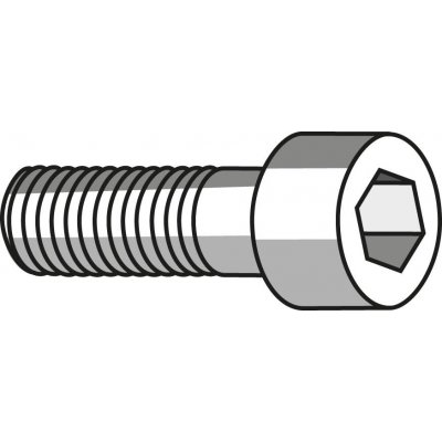 upínací šroub pro SIR/L 18-25 HS 0304 M3x4 - obrázek