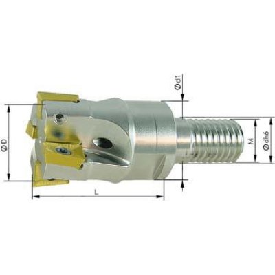 Fréza se závitem 90° Z2 vnitřní chlazení 16mm pro APKT10