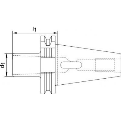 Nástavné pouzdro DIN69871A tvar D SK40/MK1 HAIMER - obrázek