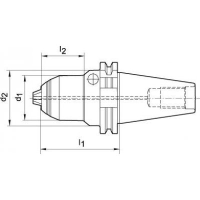 Krátké sklíčidlo na vrtáky AKL DIN69871 0,5-10mm SK40 ALBRECHT - obrázek