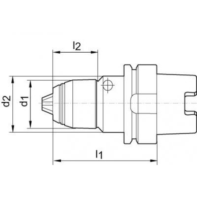 Krátké sklíčidlo na vrtáky AKL DIN69893 0,5-10mm HSK-63A ALBRECHT - obrázek