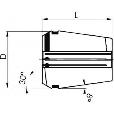 Kleština DIN6499B HPD32 3,0mm FAHRION - obrázek