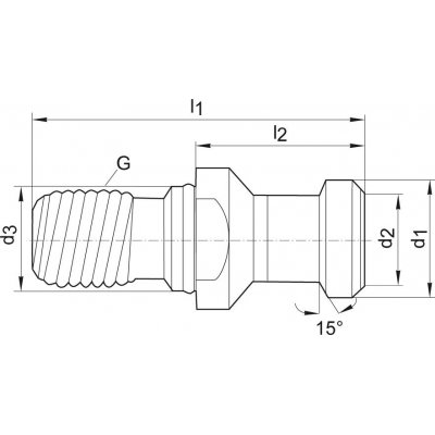 Utahovací čep DIN69872A SK40-M16 FORMAT - obrázek