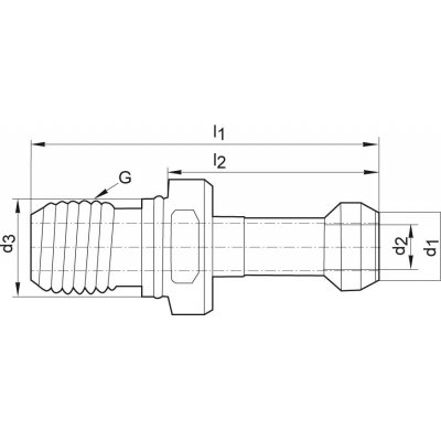 Utahovací čep JISB6339 BT40 45° FORMAT - obrázek