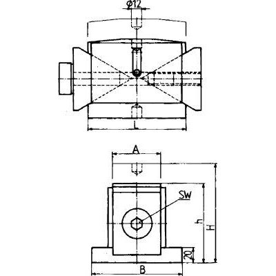 Seřizovací klín HERKUKLES 125/100-125mm AMF - obrázek