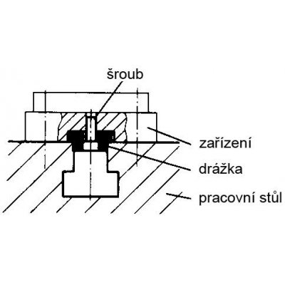 Lícovací T-matice DIN6322A 10x20mm AMF - obrázek