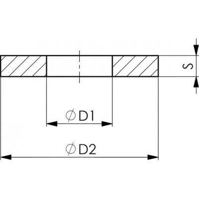 Podložka DIN6340 M22 FORMAT - obrázek