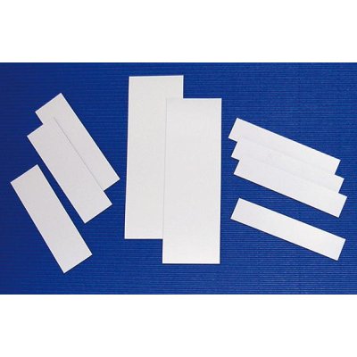 Magnet. etikety VE 100 bile 30 x 0,6 x 100 mm Beloh