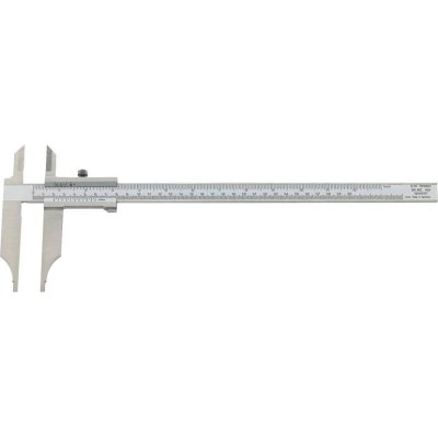 Dílenské posuvné měřítko s hroty 1/20 250 x 80 mm bez jemného nastavení FORMAT