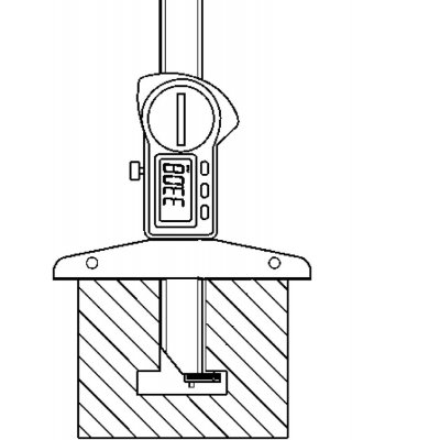 Měřicí nástavec pro posuvný hloubkoměr Helios-Preisser