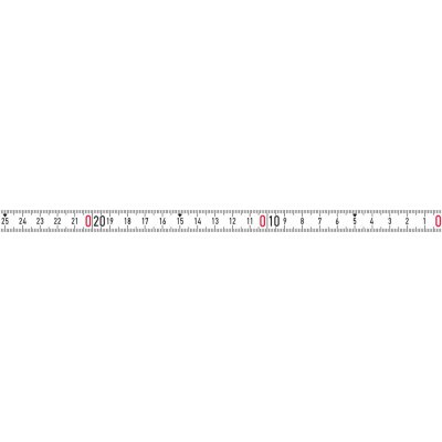 Měřicí pásmo bílé 2mx13mm samolepicí RNL-SK BMI
