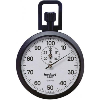 Přesné mechanické stopky 1/100-min. 30 min. Hanhart