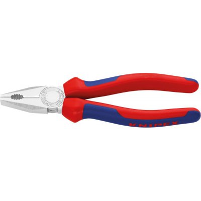 Kombinované kleště hlava pochromovaná a vícesložkové návleky 160mm KNIPEX