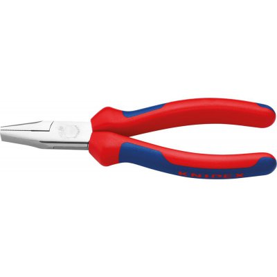 Ploché kleště pochromovaná hlava a plastové návleky 140mm KNIPEX