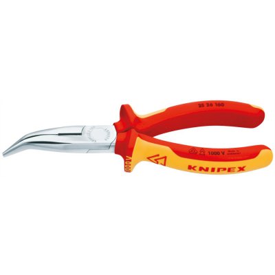 VDE kleště pro radiotechniku, zalomené 160mm KNIPEX