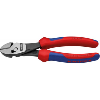 Silové boční štípací kleště leštěná hlava a 2-složkové návleky 180mm KNIPEX