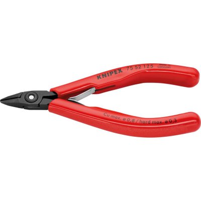 Boční štípací kleště pro elektroniku, špičatá hlava, 125mm KNIPEX