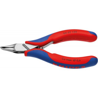 Čelní štípací kleště pro elektroniku pro elektroniku, mini břit 120 mm KNIPEX