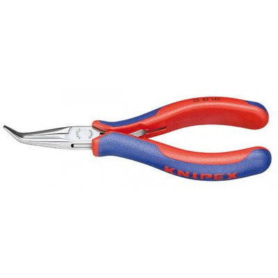 Kleště pro elektroniku, čelisti polokulaté, zalomené, 145mm KNIPEX