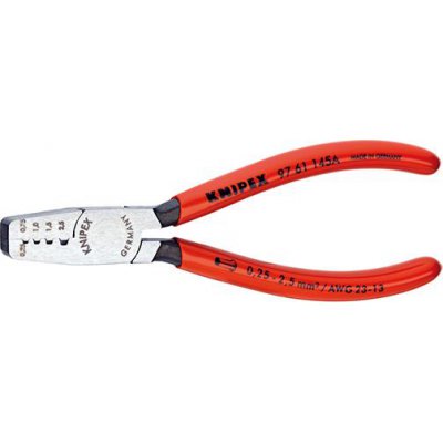 Kleště na dutinky plastové návleky mm 0,25-2,5qmm KNIPEX