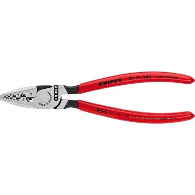 Kleště na koncové dutinky leštěná hlava 180mm qmm KNIPEX