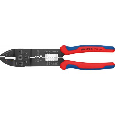 Krimpovací kleště 9722240 pro izolovaná kabelová oka 0,75-6qmm KNIPEX