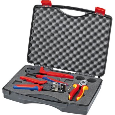 Kufr s nářadím pro fotovoltaiku sada 3 ks Knipex