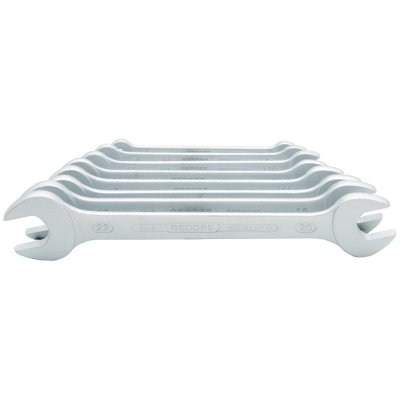 Sada oboustranných vidlicových klíčů DIN3110 6-22mm 8 ks GEDORE