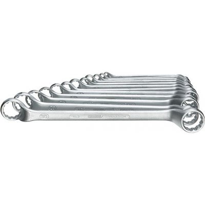 Sada oboustranných očkových klíčů DIN838 6 - 32 mm 12 ks v kartonové krabici Gedore