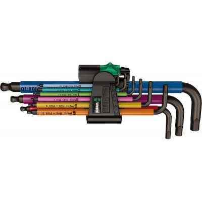 Sada inbusových klíčů Multicolor 9 ks Wera