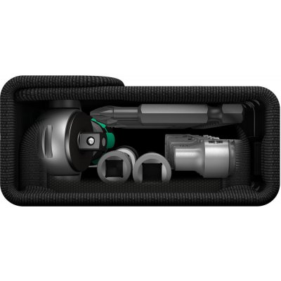 Sada nástrčných klíčů 1/4" ZYKLOP speed 28 ks v textilním boxu Wera - obrázek
