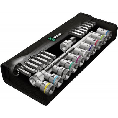 Sada nástrčných klíčů 1/2" ZYKLOP switch 28 ks Wera - obrázek