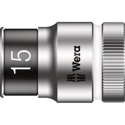 Nástrčný klíč 6-hranný 1/2" 15 mm s přidržovací funkcí Wera