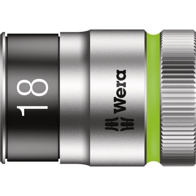 Nástrčný klíč 6-hranný 1/2" 18 mm s přidržovací funkcí Wera