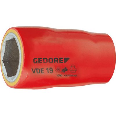 Nástrčkový klíč VDE 6-hran 1/2" 12x54mm GEDORE