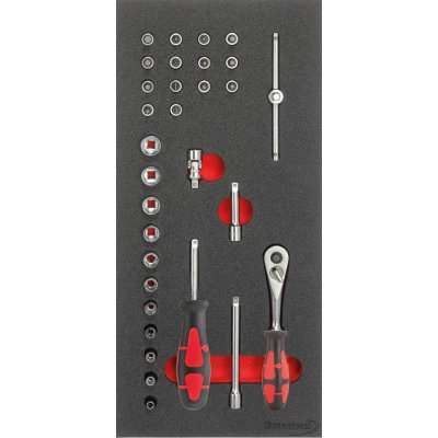 Modul s nářadím 1/3 nástrčné klíče 1/4" FORMAT