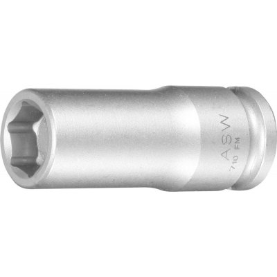 Za tepla kovaný Nástrčkový klíč dlouhý, pružinový magnet 3/8" 10mm ASW